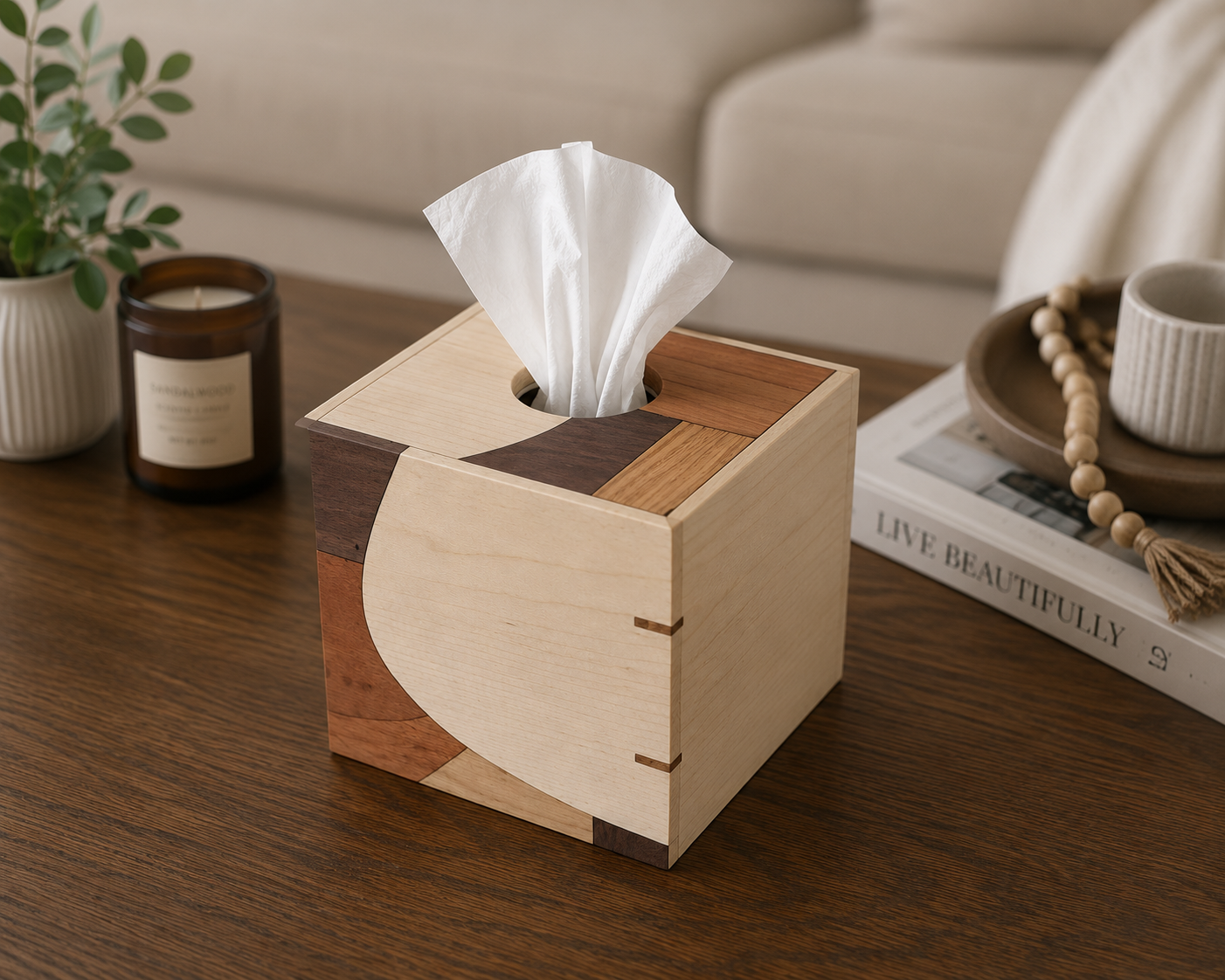 Square Tissue Box