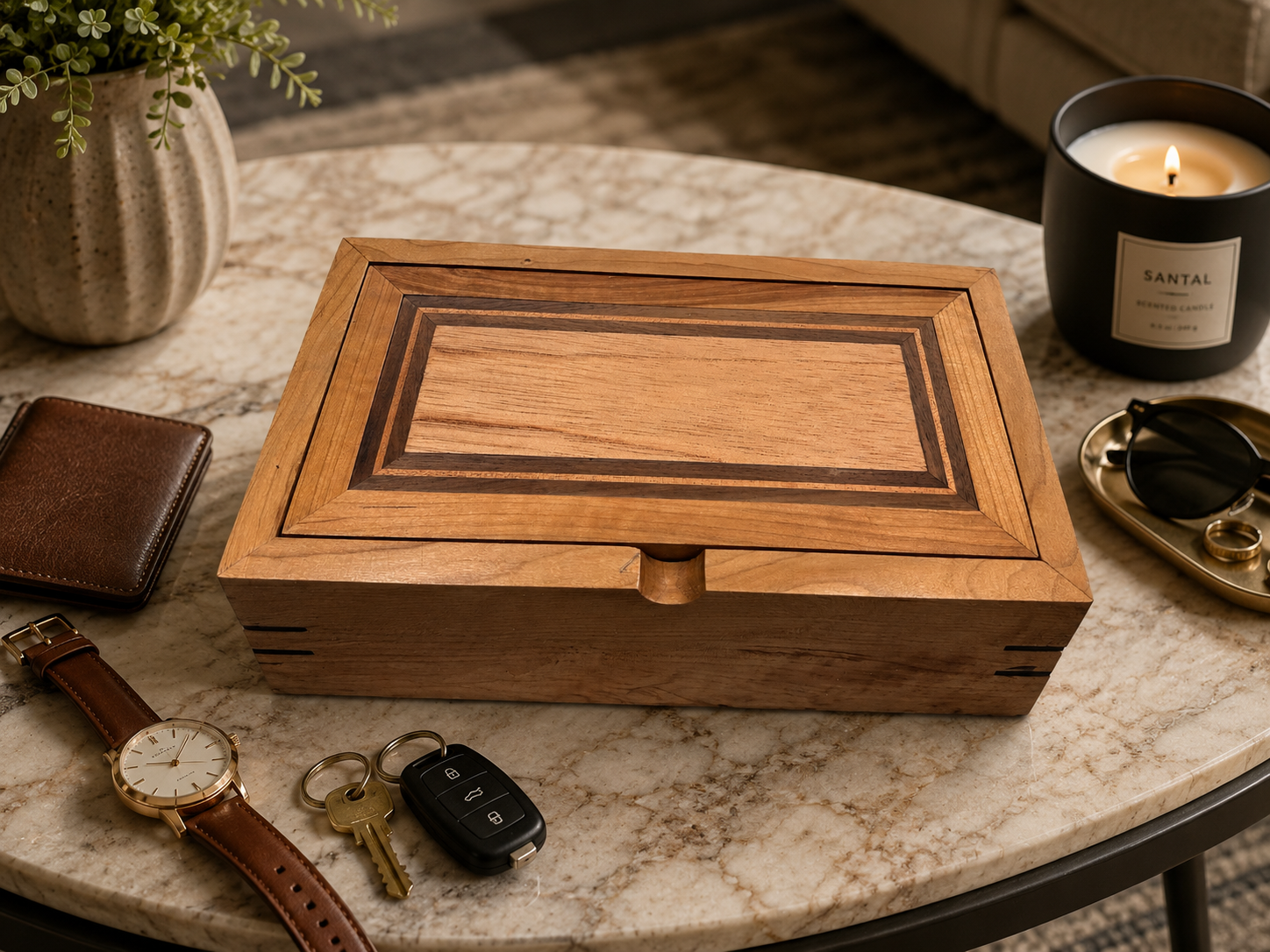 Velvet Jewelry Chest