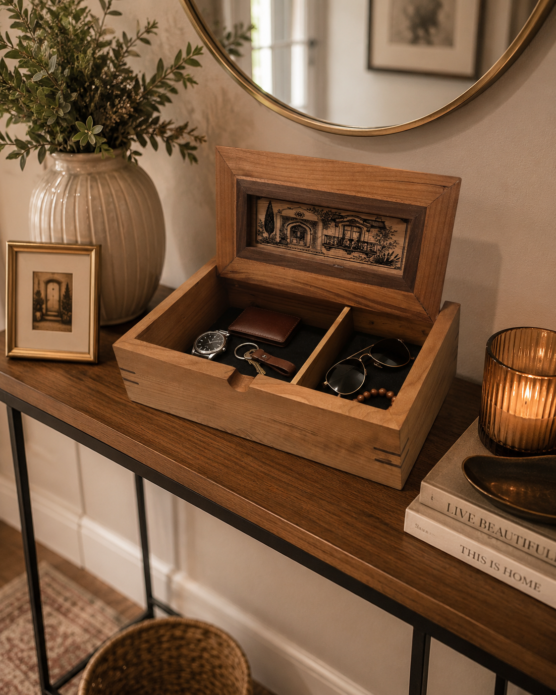 Velvet Jewelry Chest